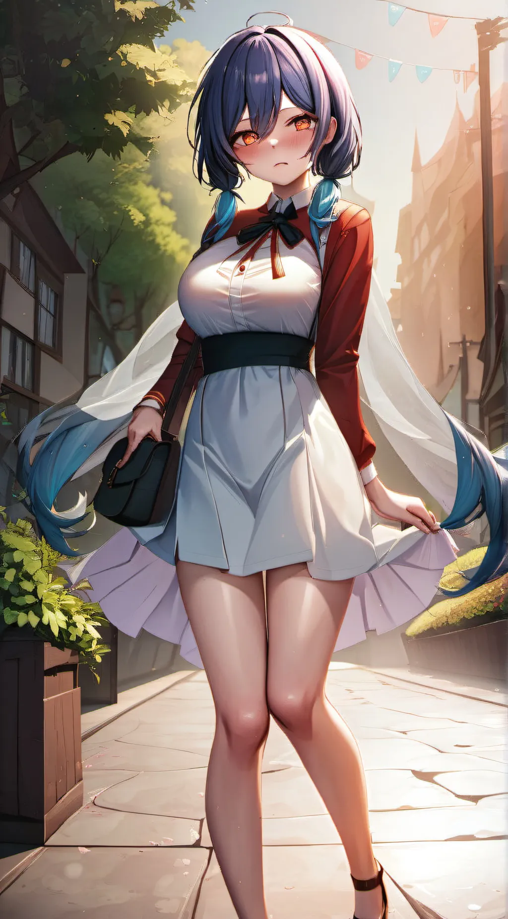 ai character: saphire background