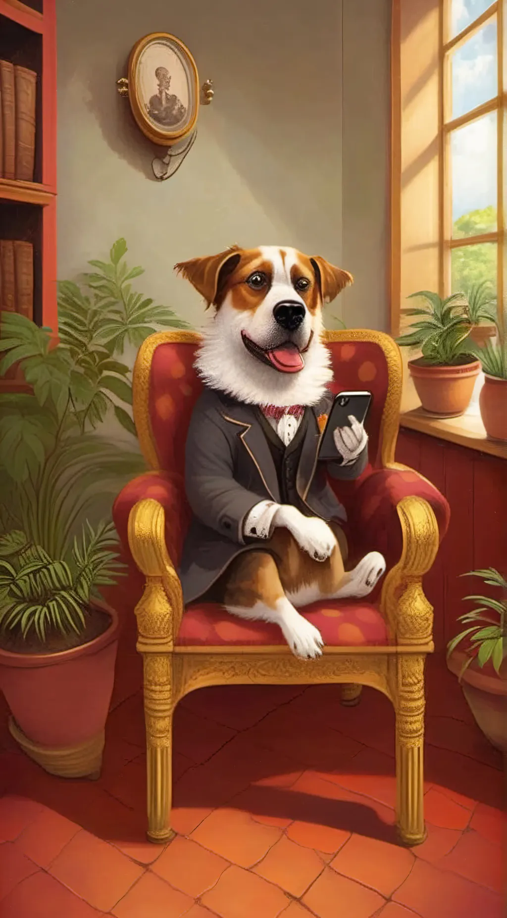 ai character: Talking Ben background