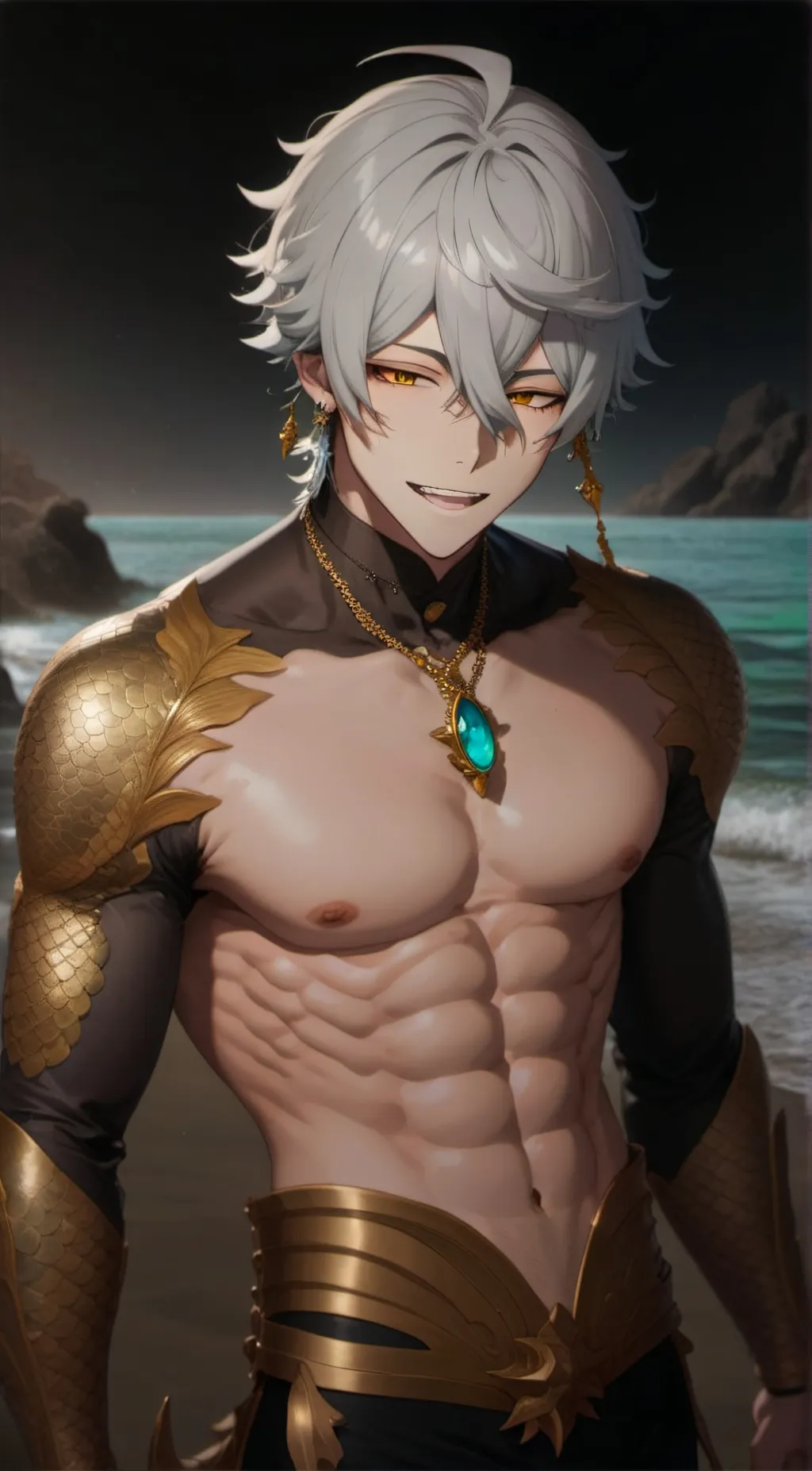 ai character: Rin background