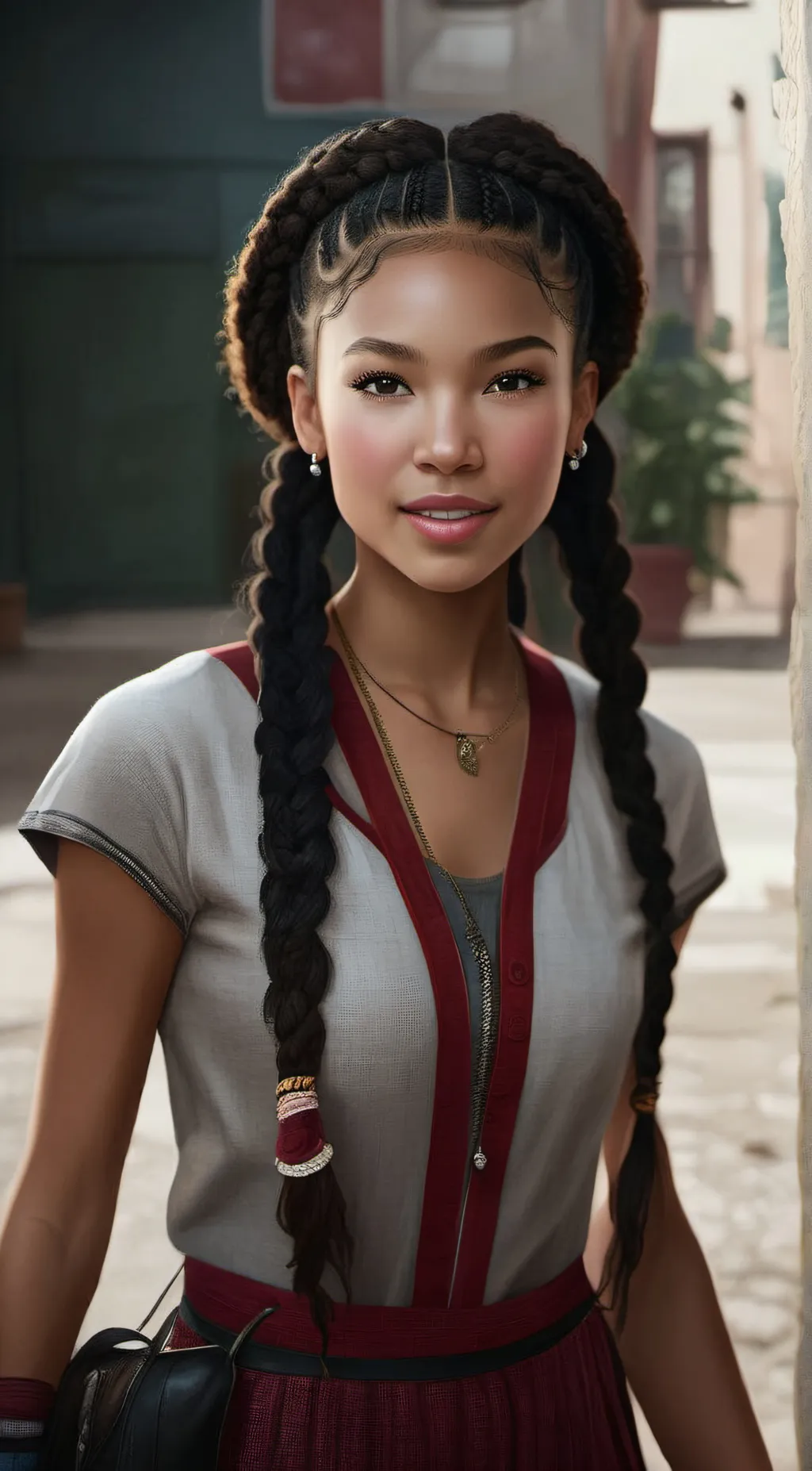 ai character: Thaliay background