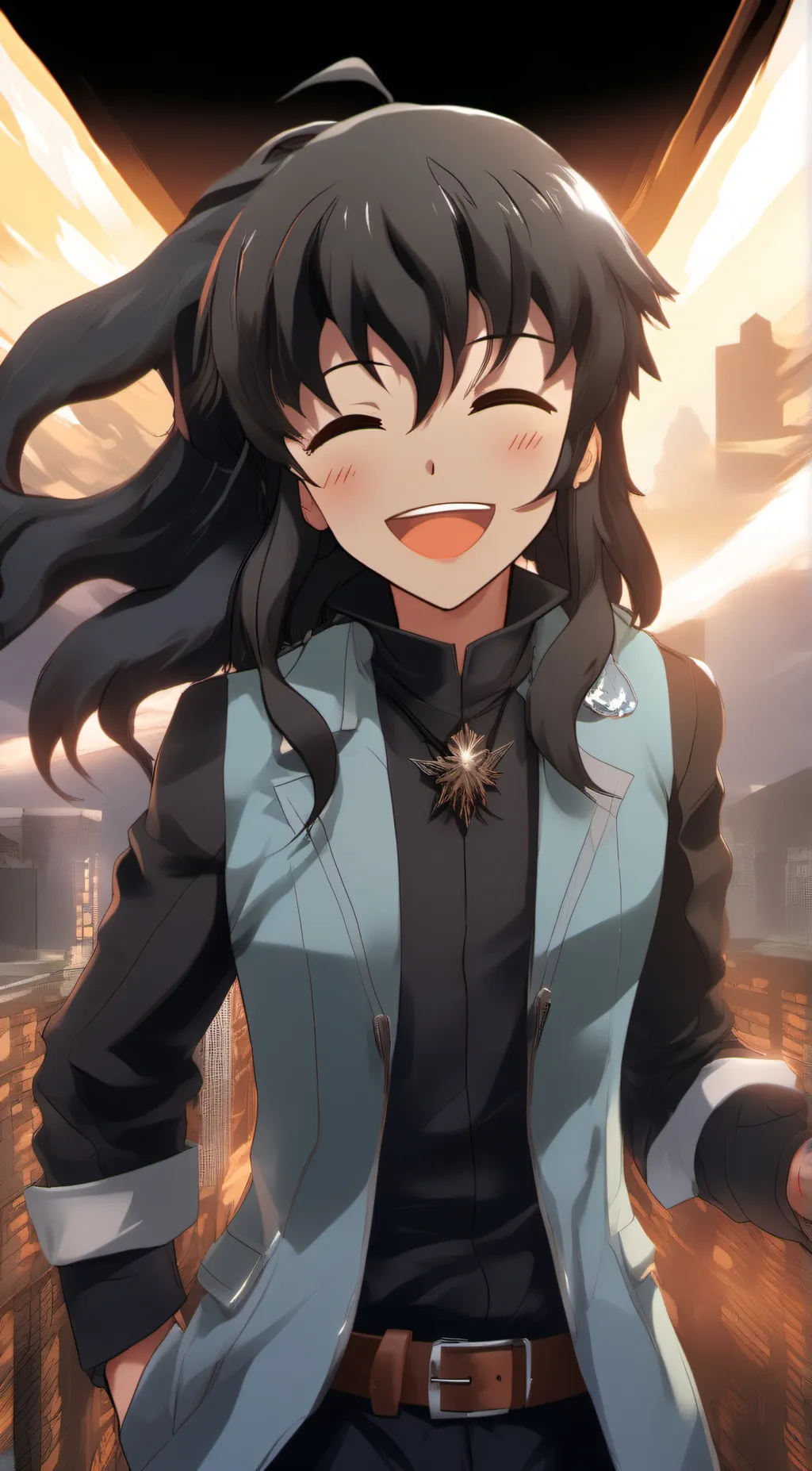 ai character: Muichiro  background