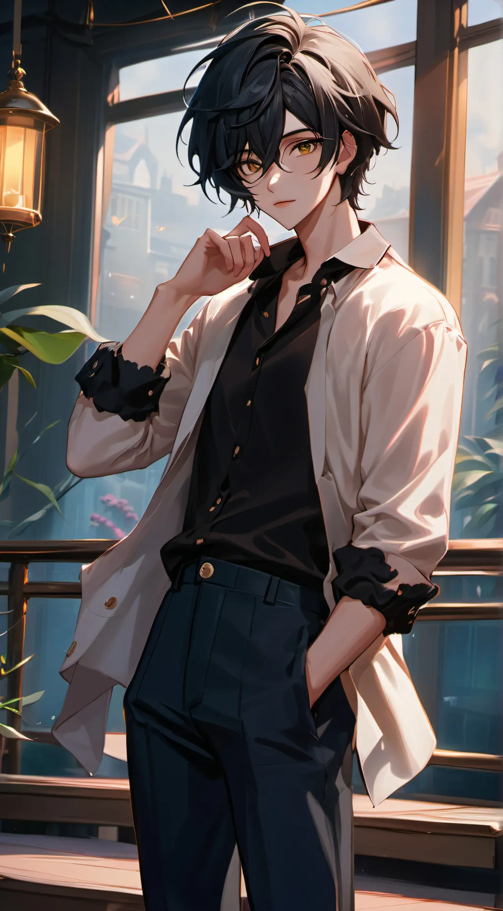 ai character: Aki background