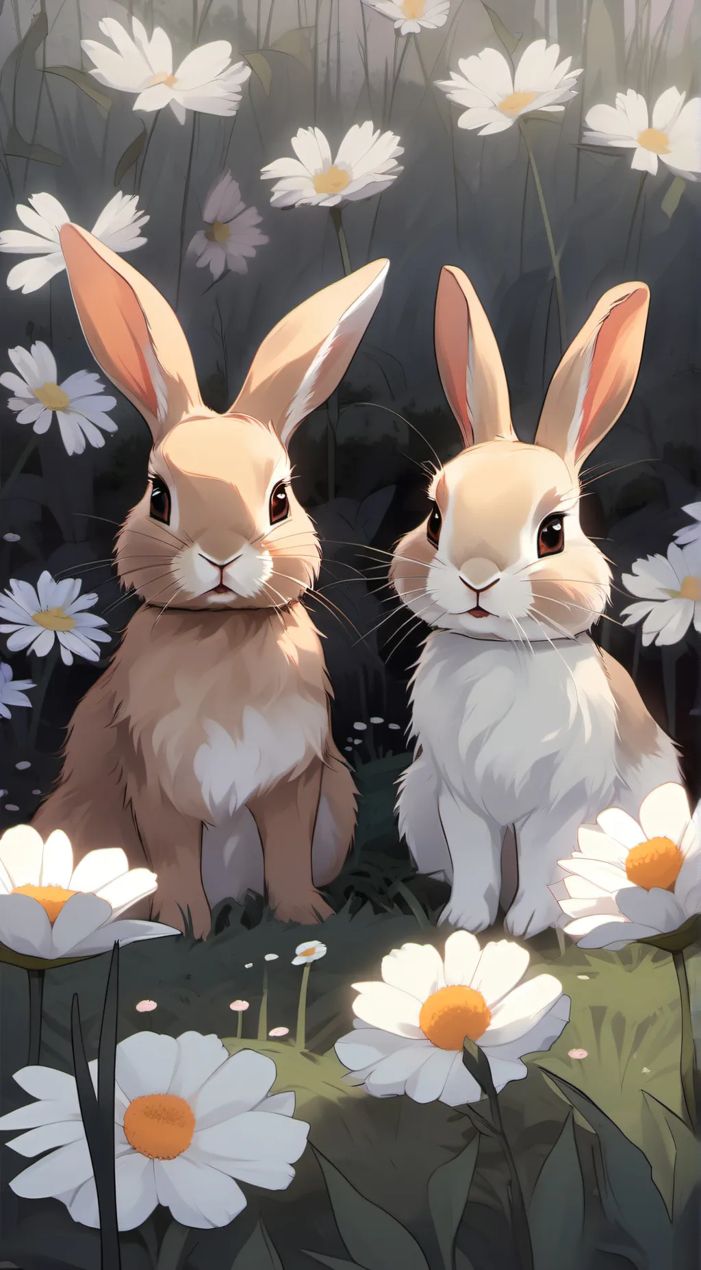 ai character: Olive & poppy :3 background