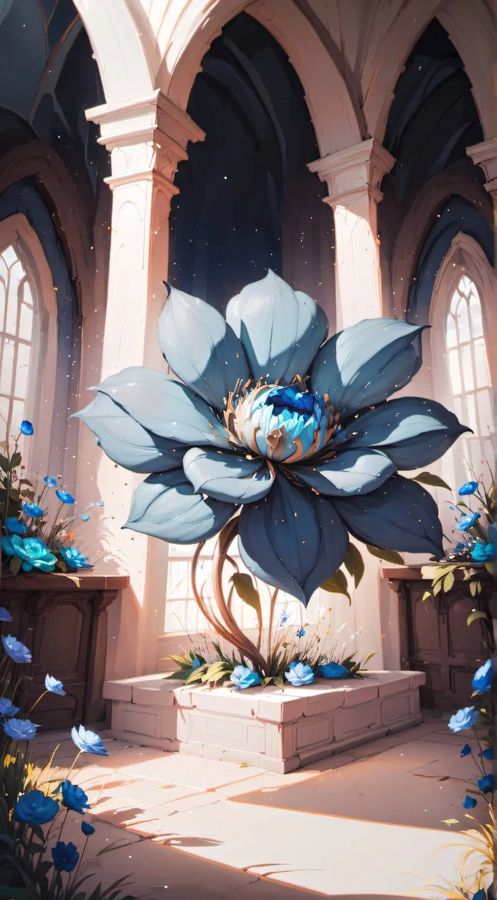 ai character: Nova💙 background