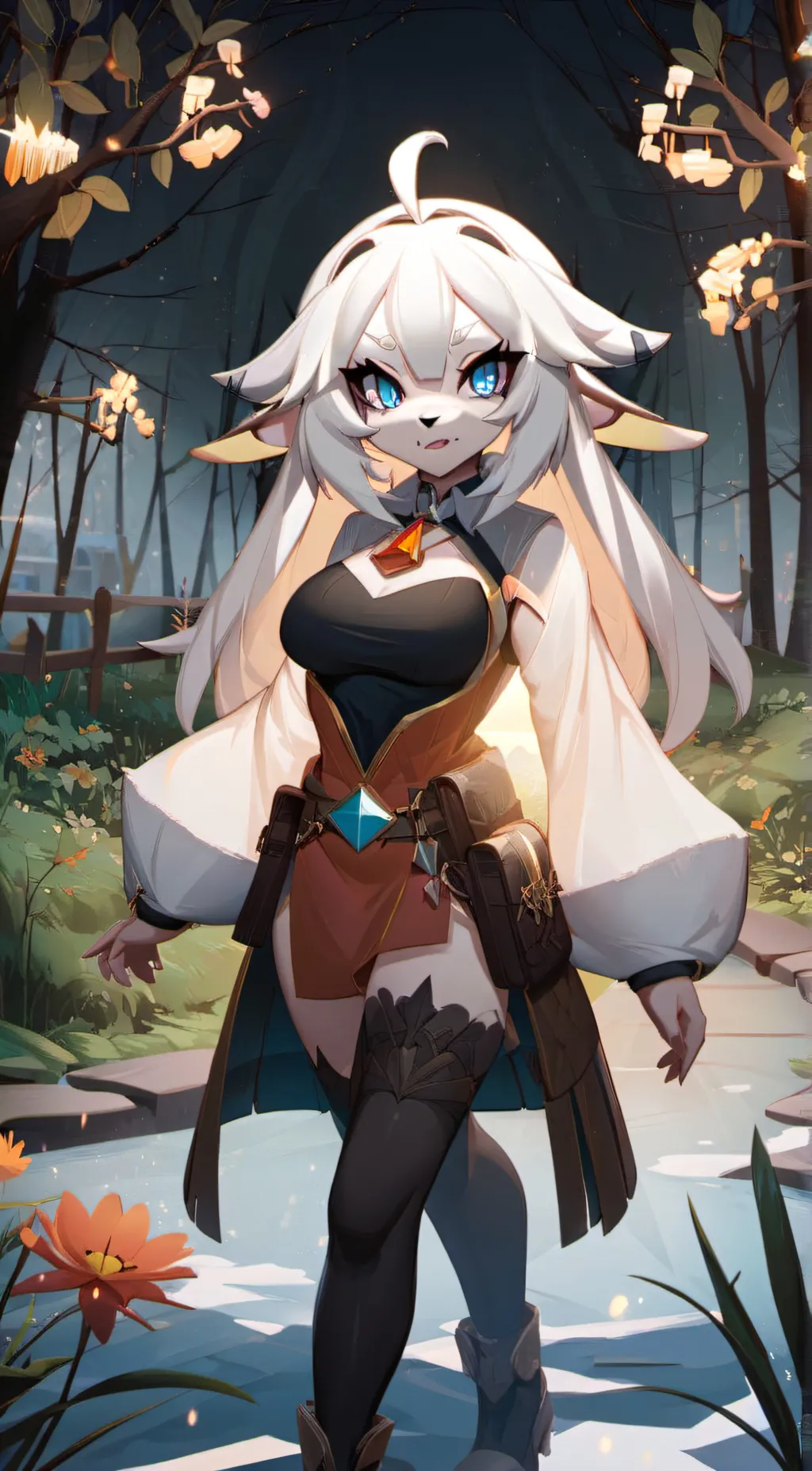 ai character: × Tora × background