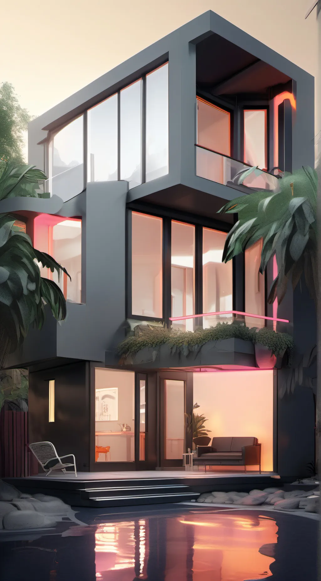 ai character: •¥POUI¥• background