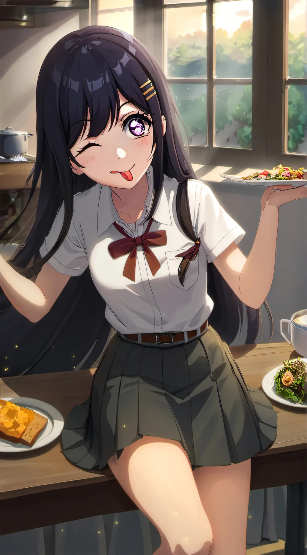 ai character: ashley background