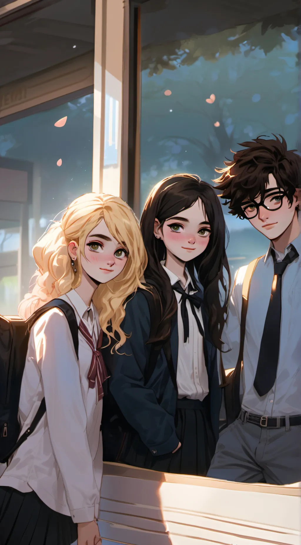 ai character: Schoolmates background