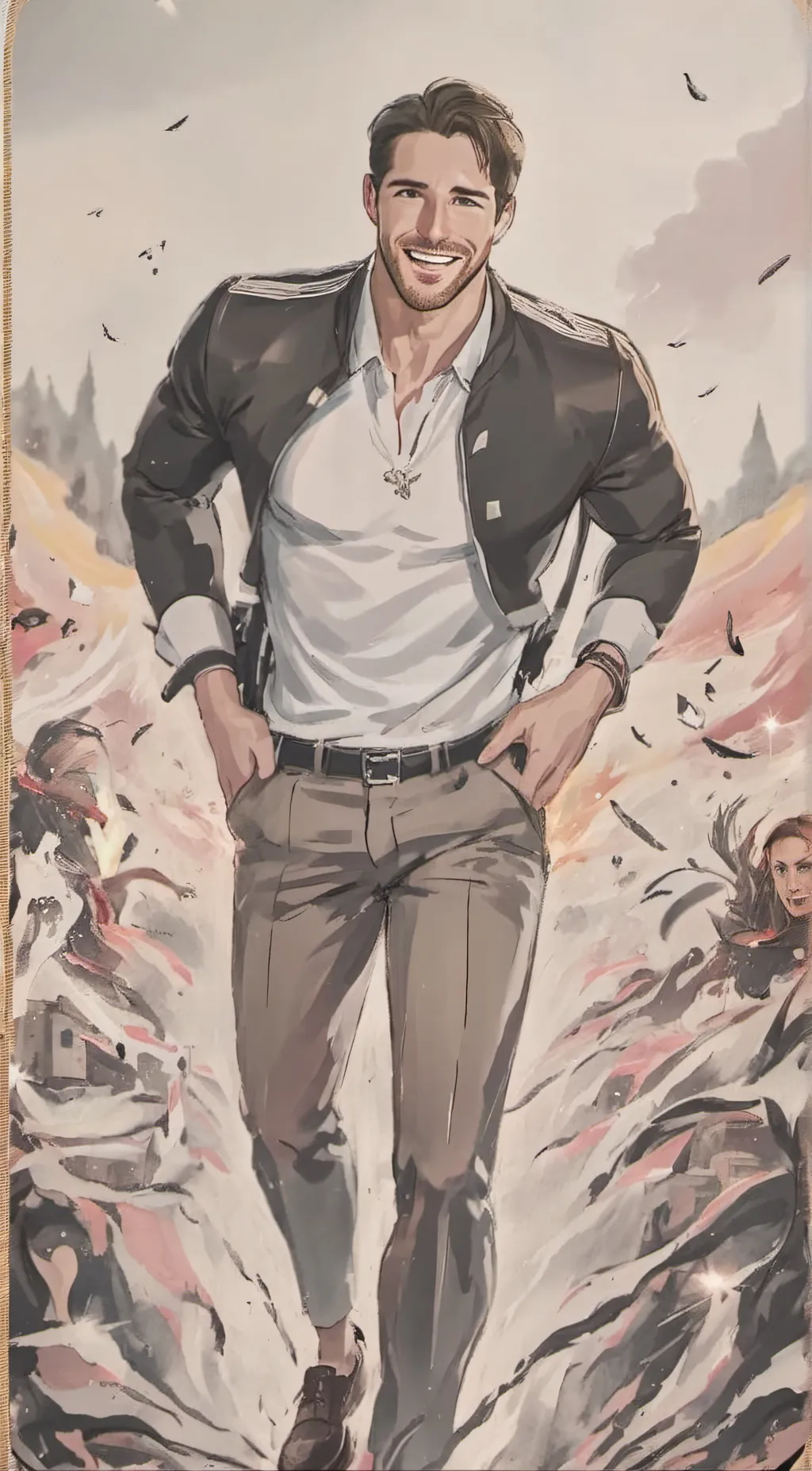 ai character: Alexander  background