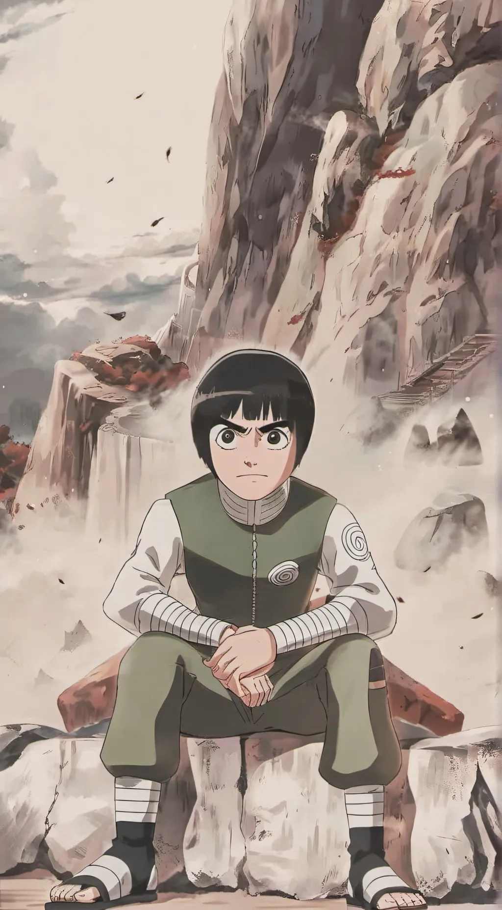ai character: Rock lee background