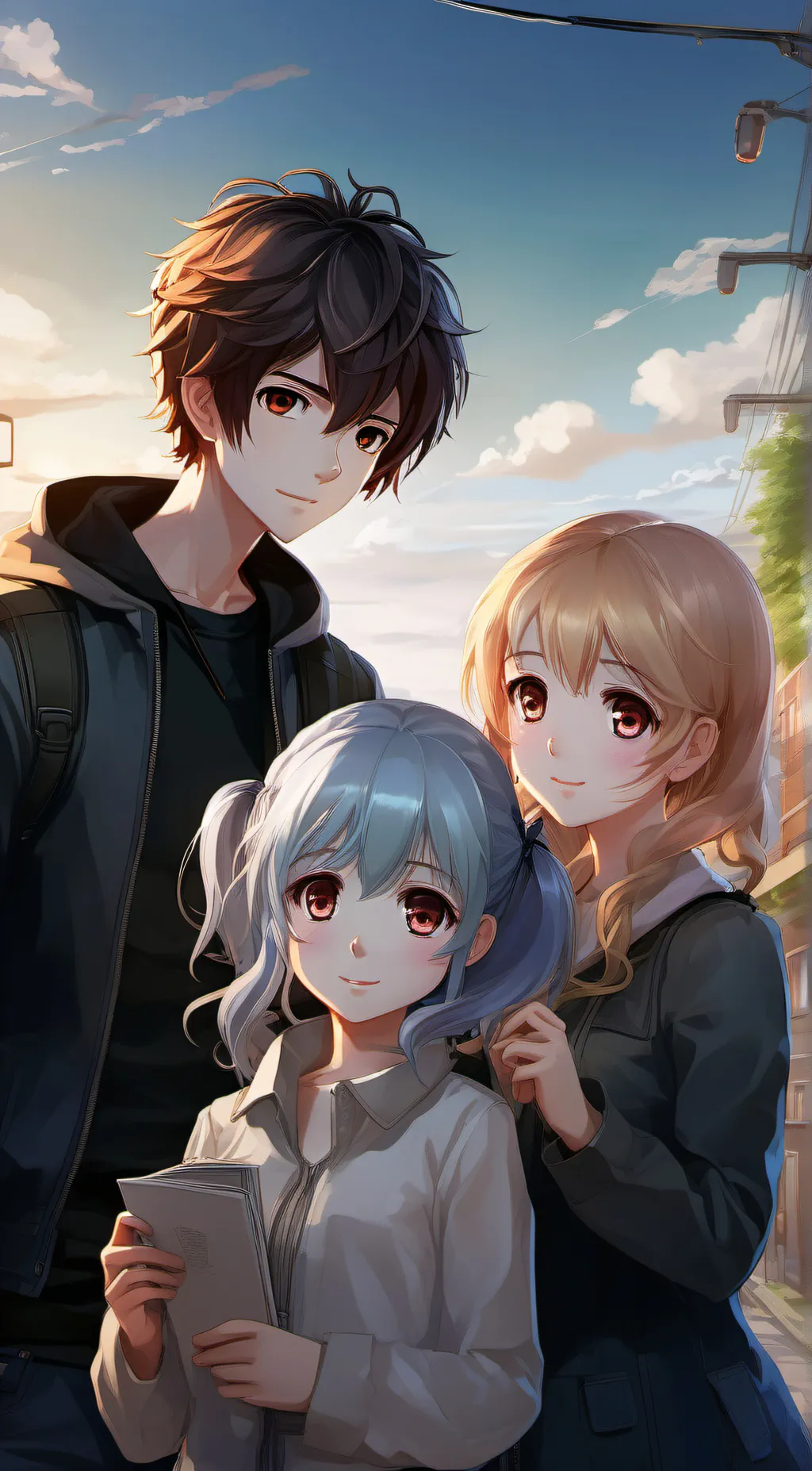 ai character: Spin the bottle  background