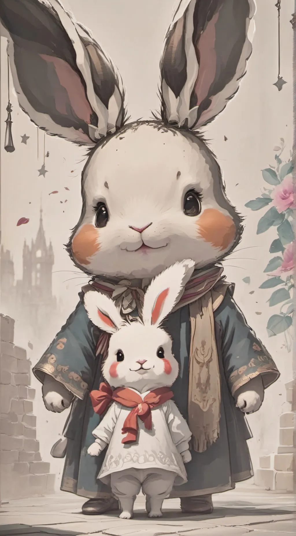 ai character: cute aesthetic 💖🌟 background