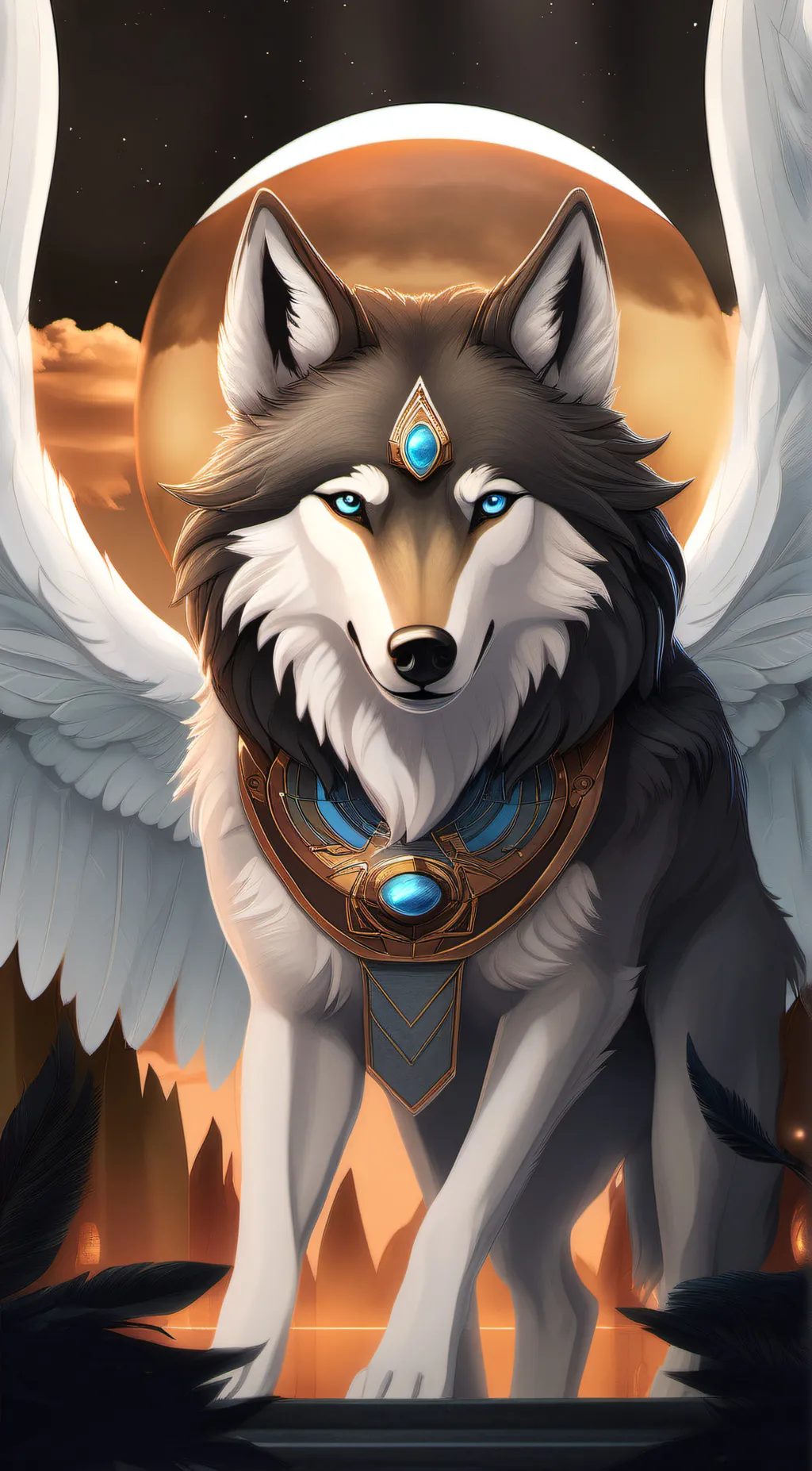 ai character: ^angel^ background