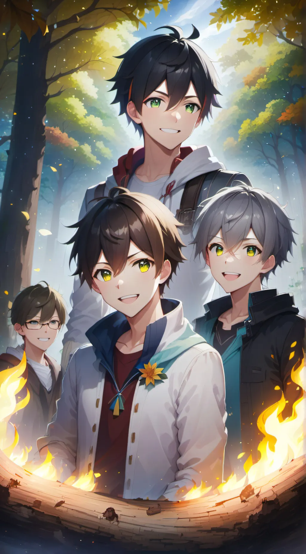 ai character: Camp Counselors background