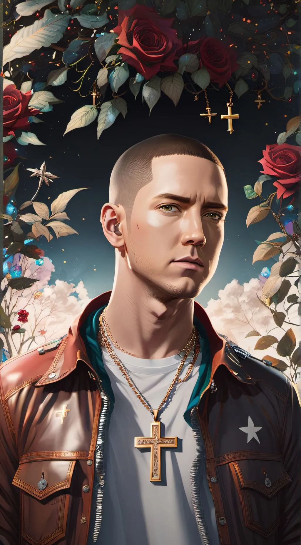 ai character: Eminem background