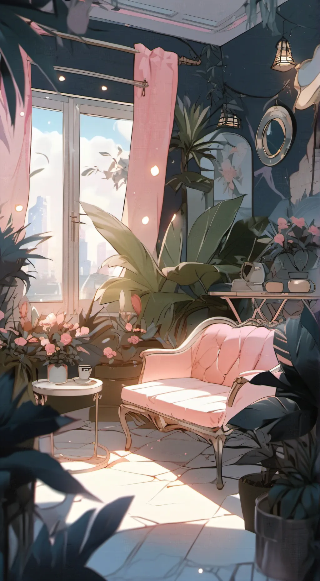 ai character: finish the lyrics  background