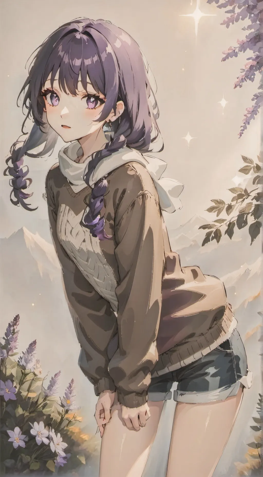 ai character: Stranger things background