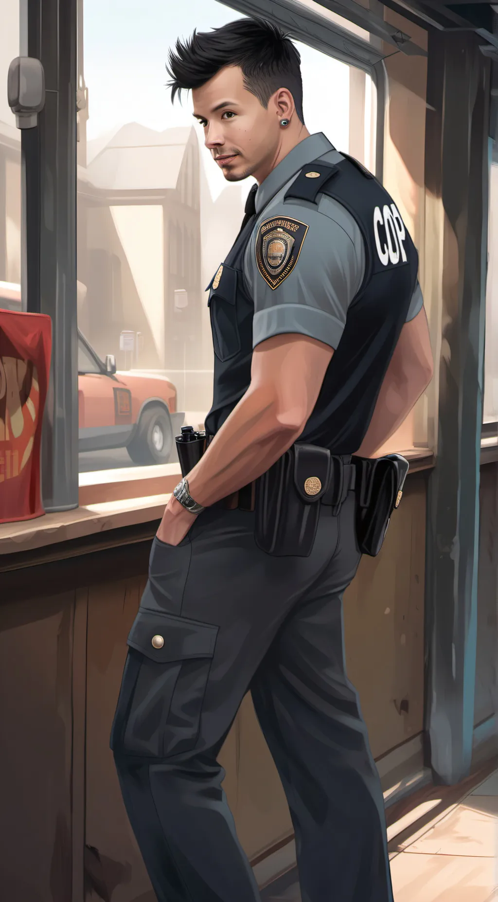 ai character: Antonio Dawson background