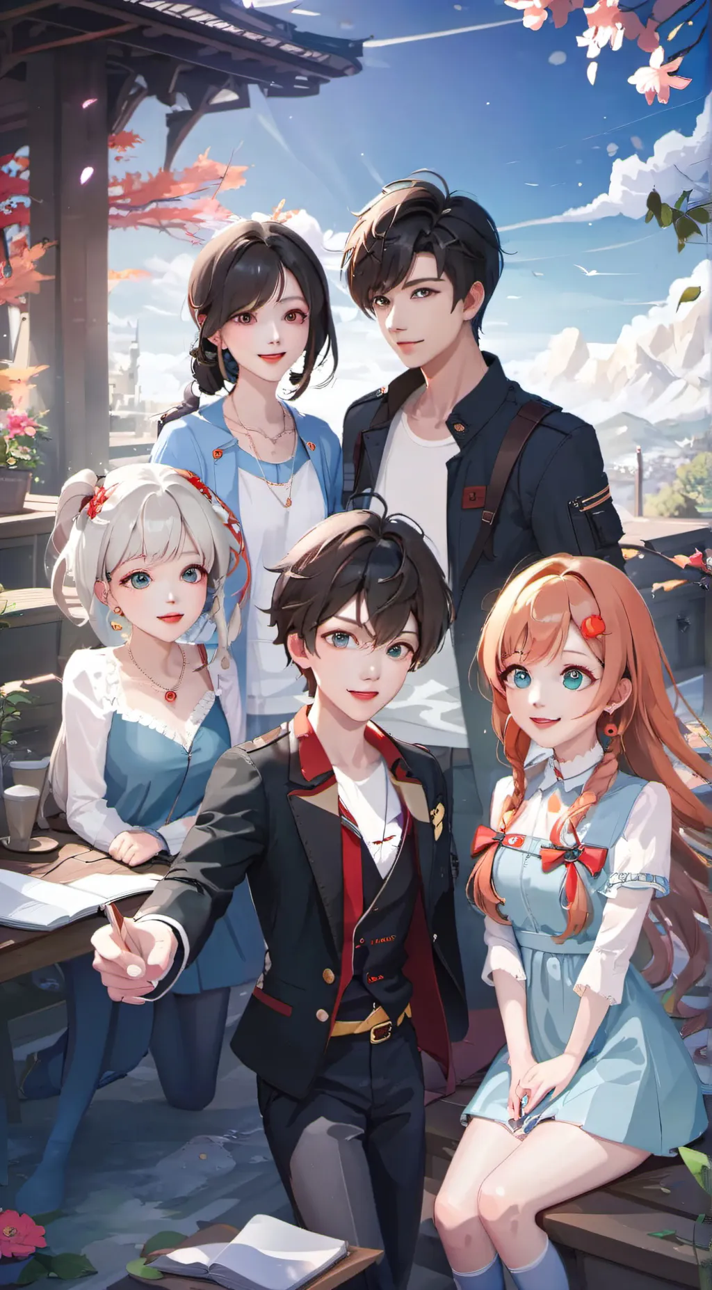 ai character: House party background