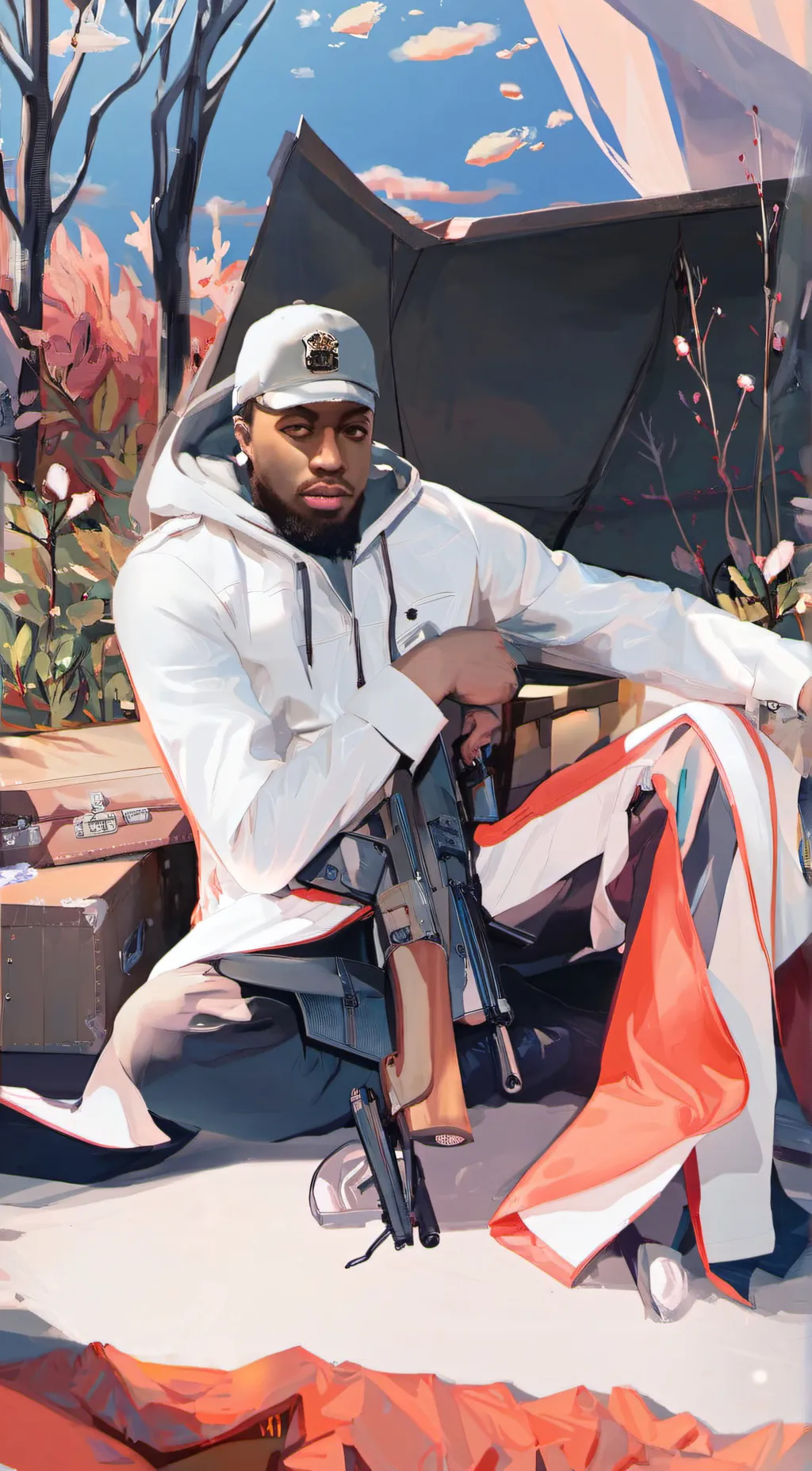 ai character: Blake  background