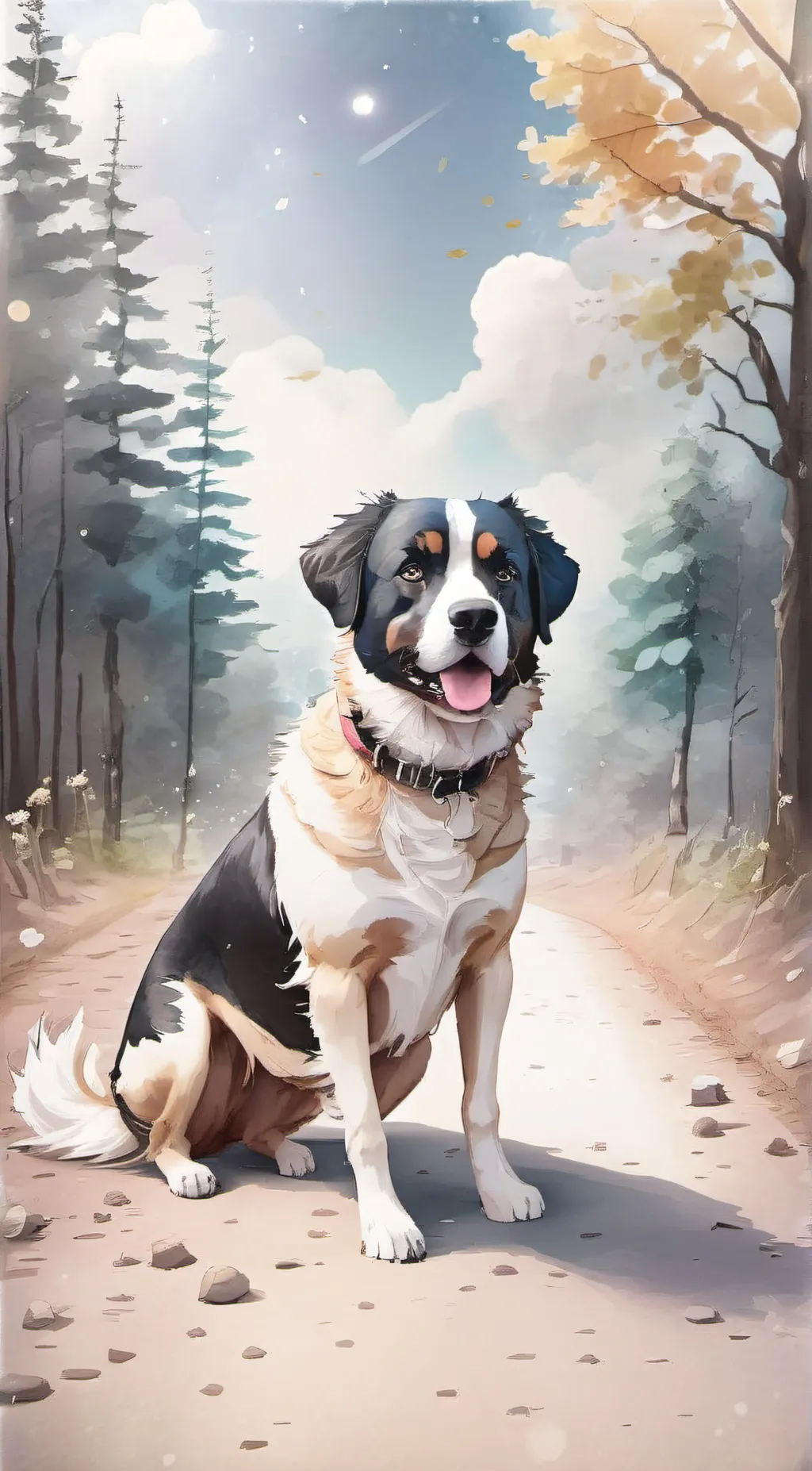 ai character: Rose background