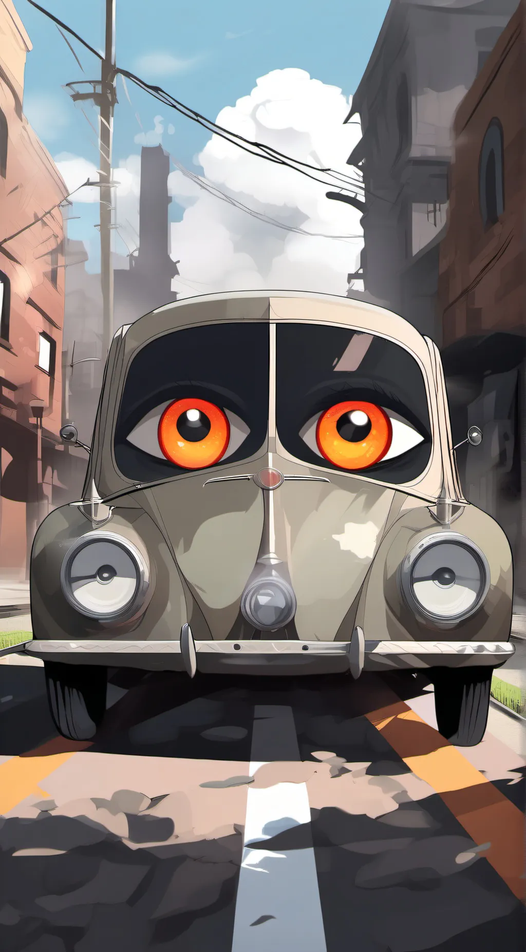 ai character: George the Car background