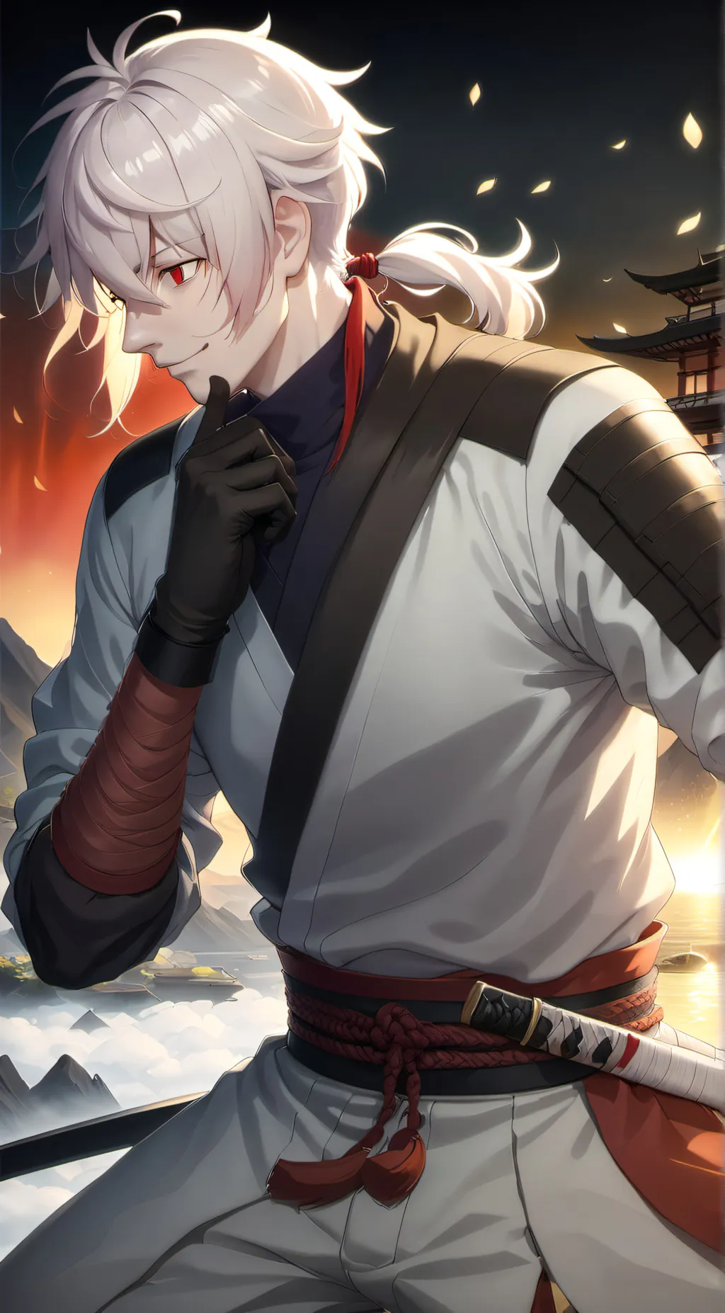 ai character: Kazuha (Genshin) background