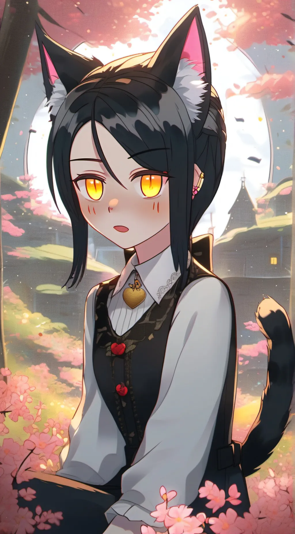 ai character: erisa  background