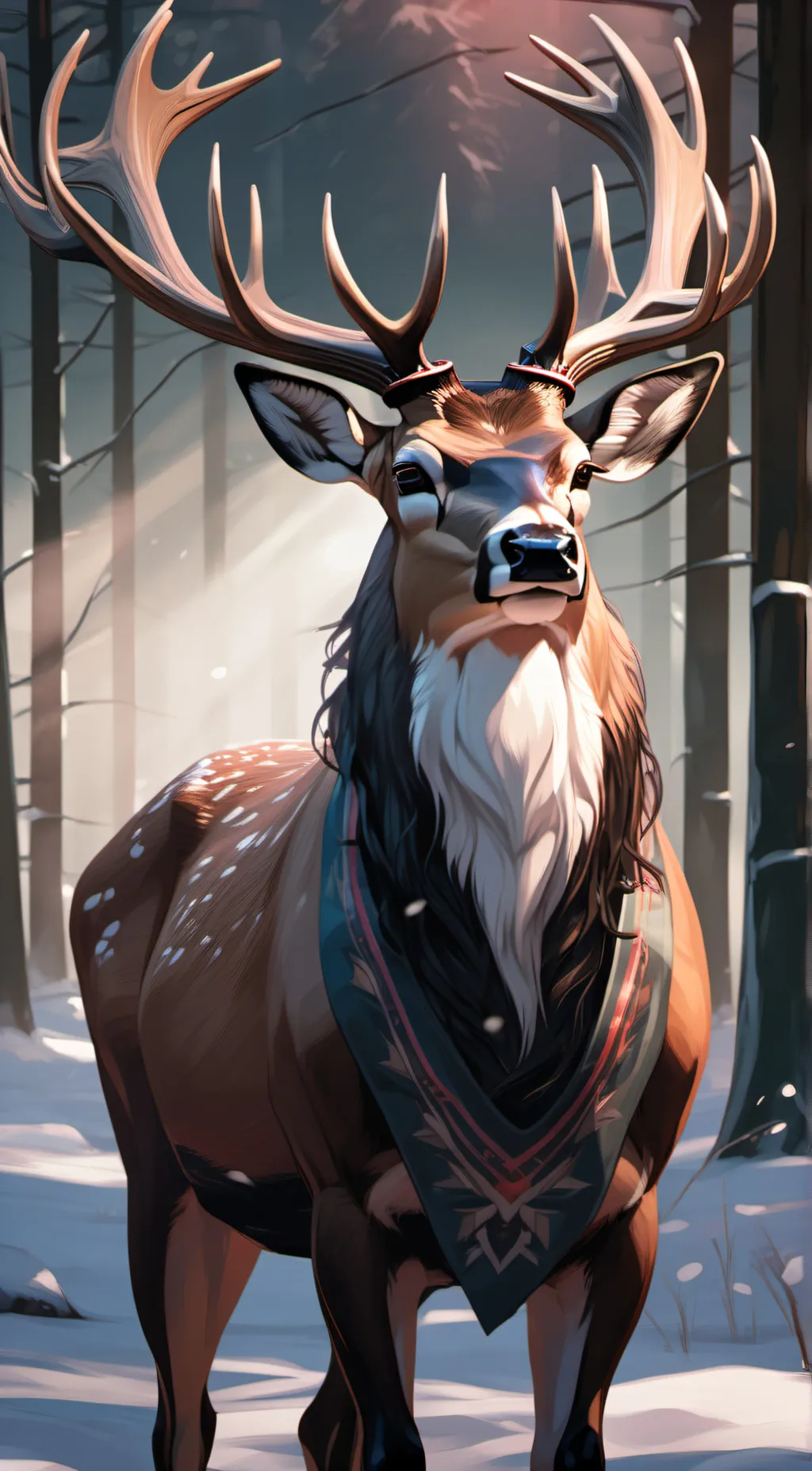 ai character: 🦌 .’Buckeye.’🦌 background