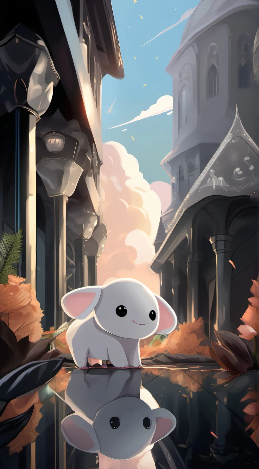 ai character: cinnamoroll background