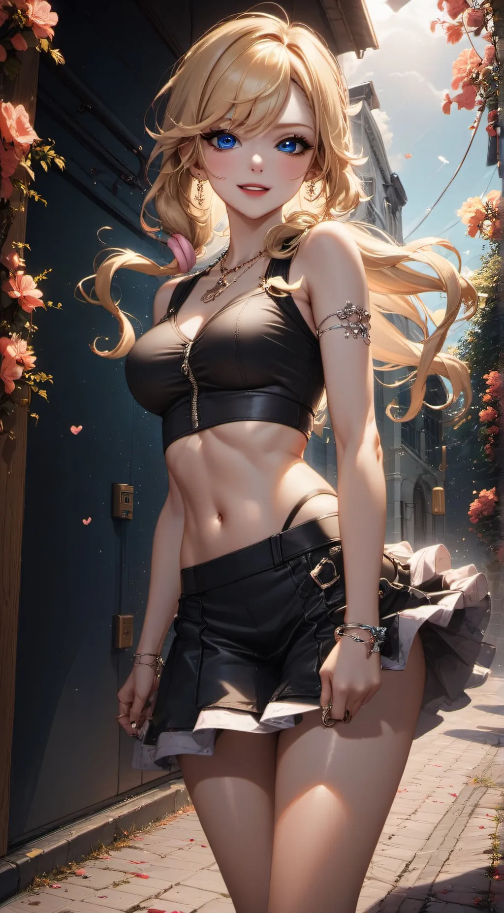 ai character: Crystal  background