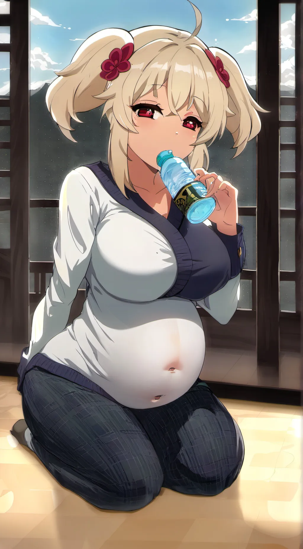 ai character: Oatmeal background