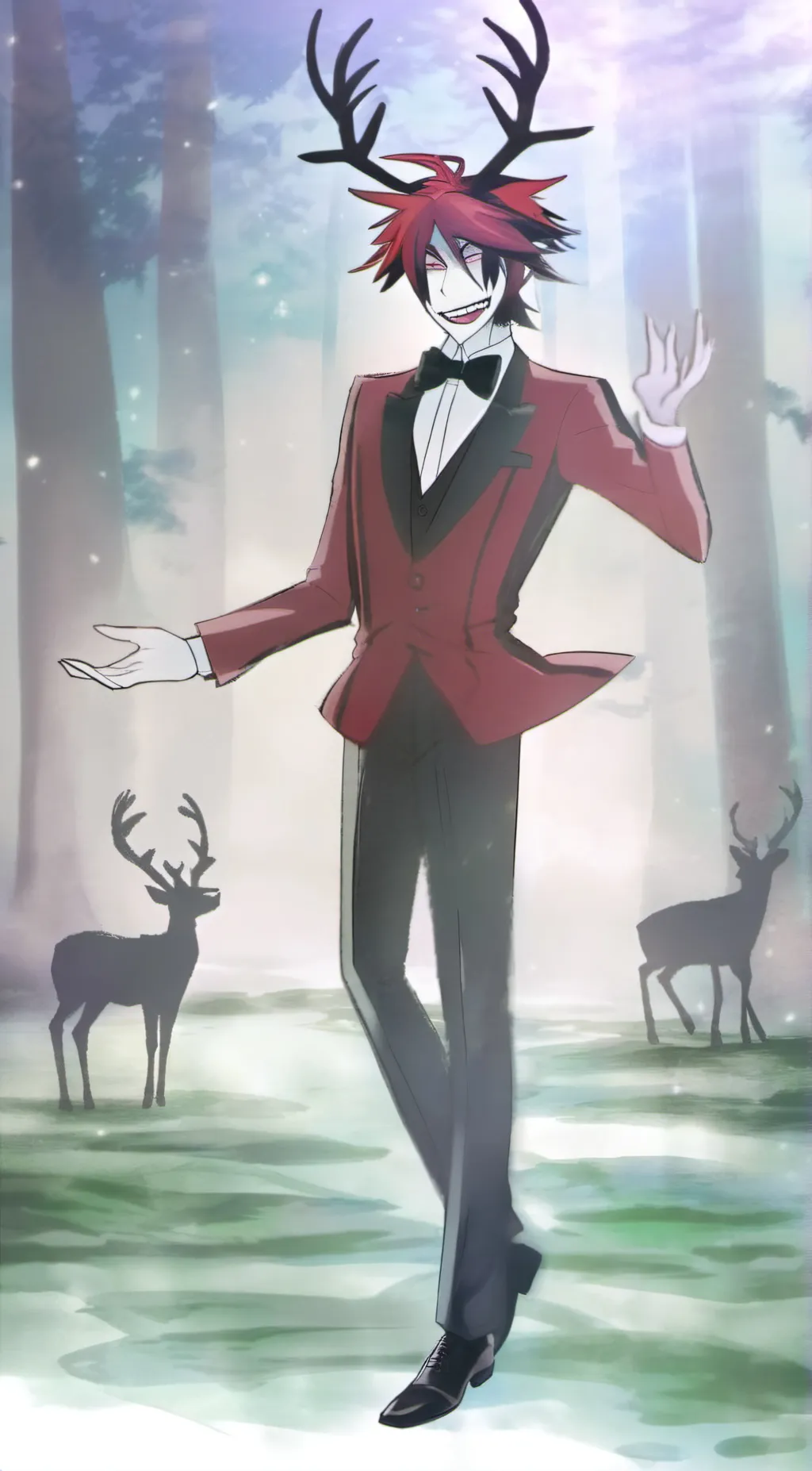 ai character: Hazbin Hotel  background