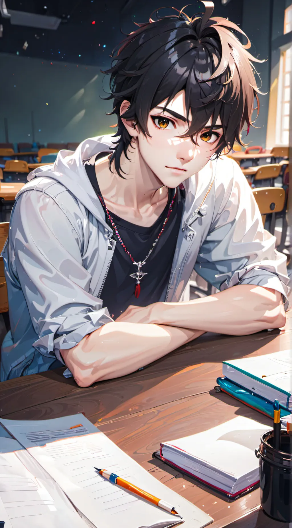 ai character: Aaron background