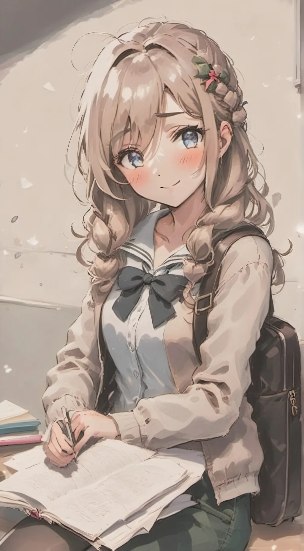 ai character: Lilly background