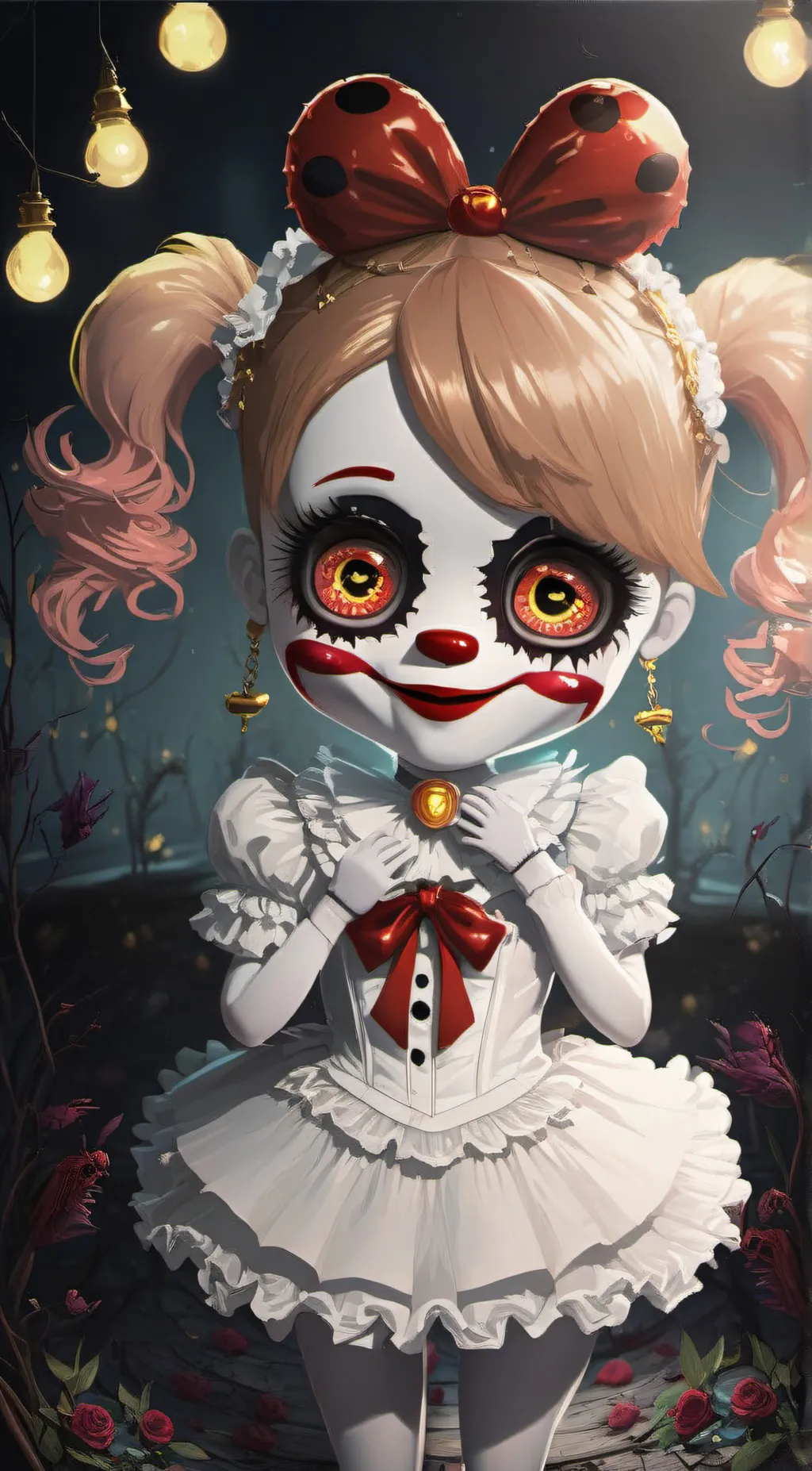 ai character: circus baby background