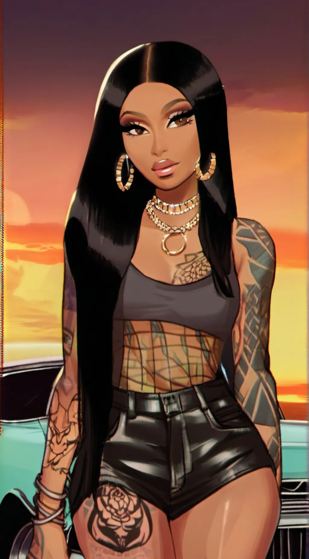 ai character: Carti b  background