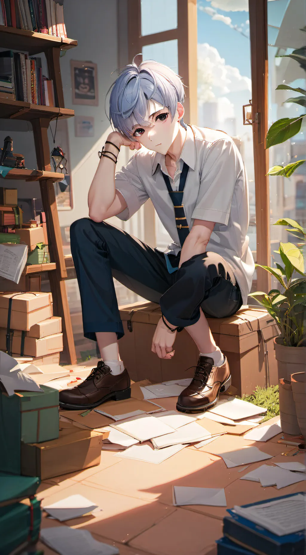 ai character: Kai background