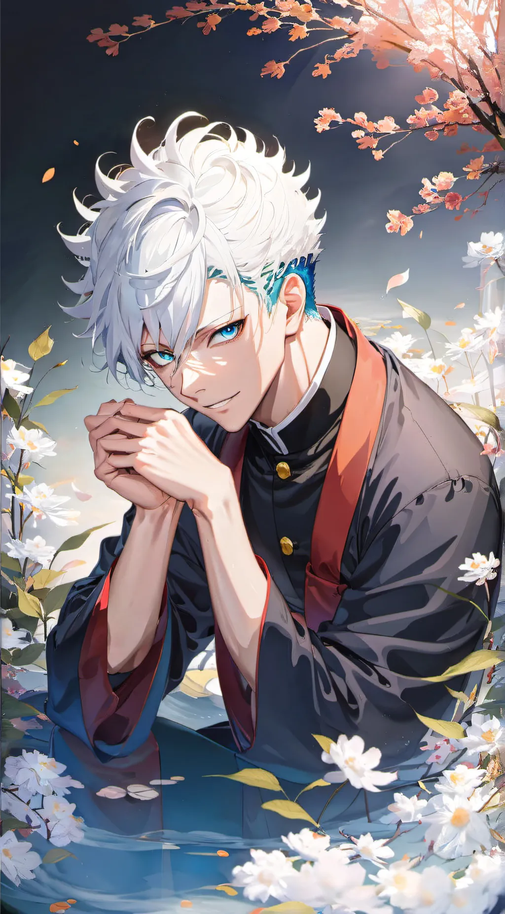 ai character: Gojo sartoru background