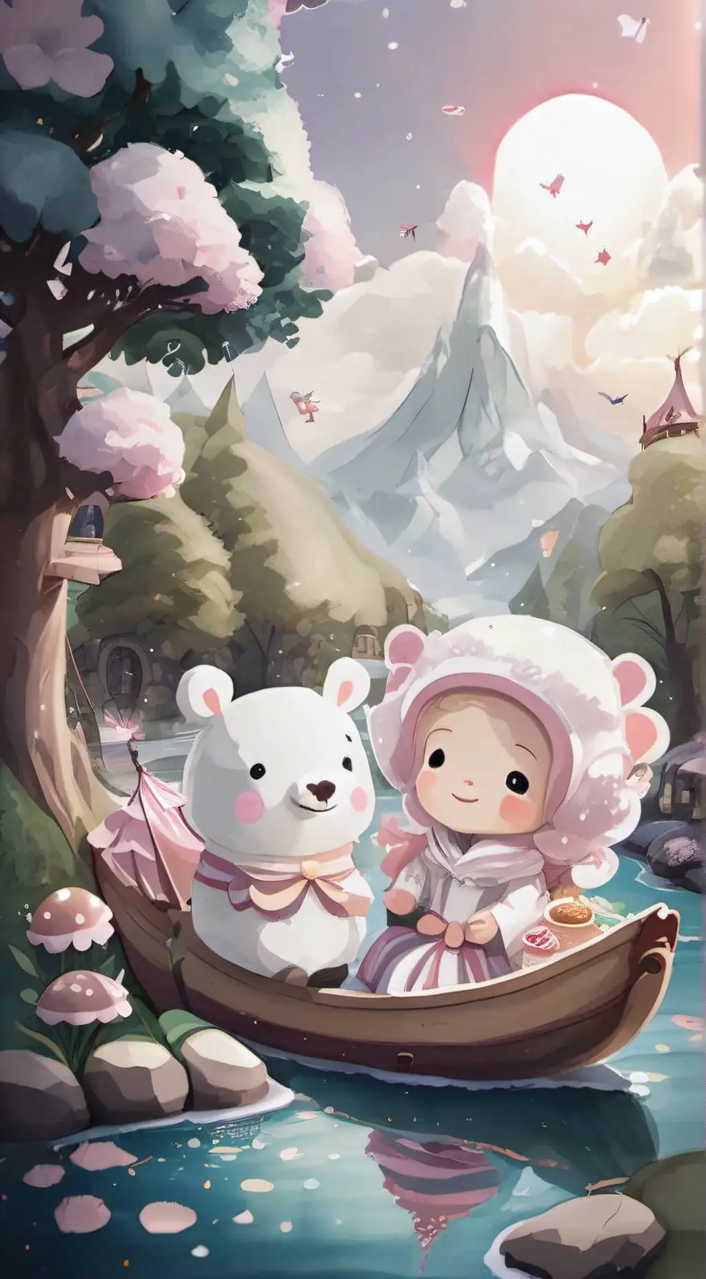 ai character: Axle and Puff background