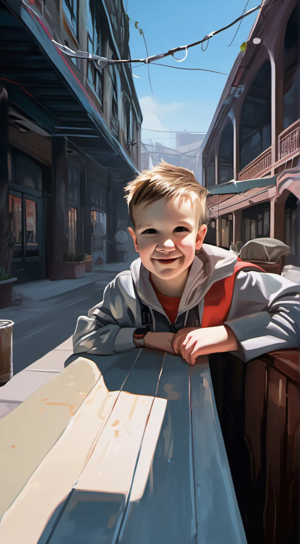 ai character: Evan background