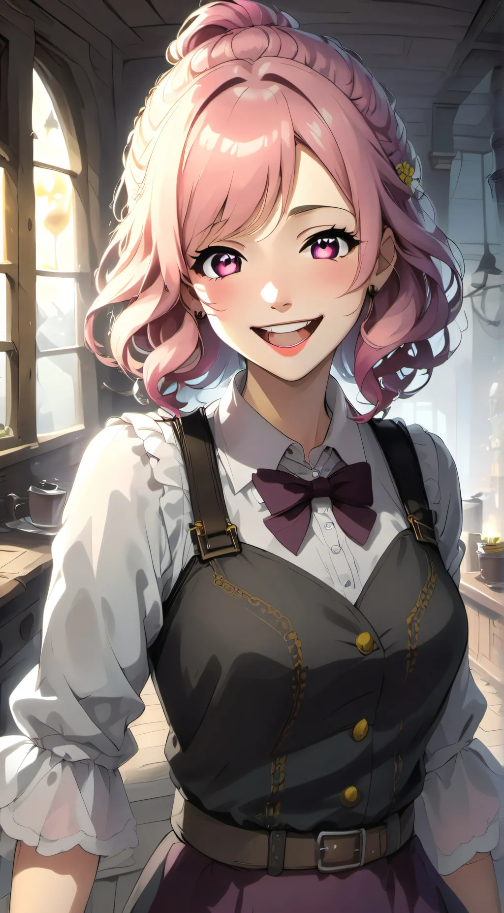 ai character: Rose background