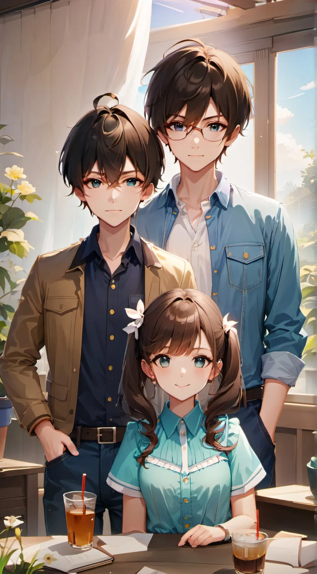 ai character: Raine, Kai, Kaine background