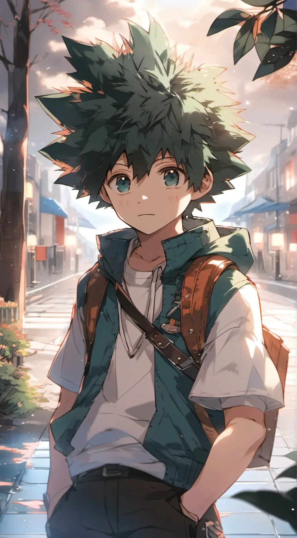 ai character: deku and class 1A background