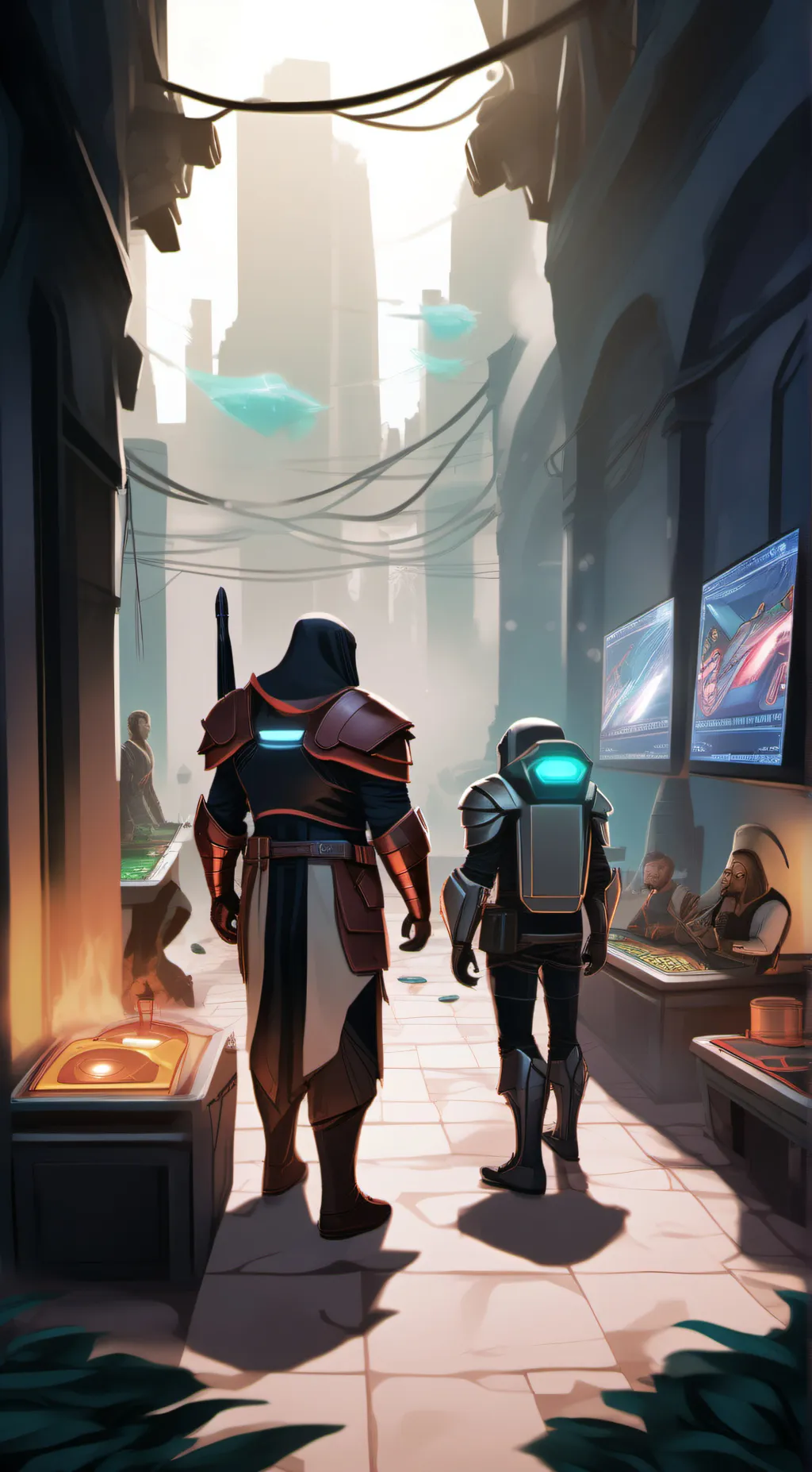 ai character: Among us background