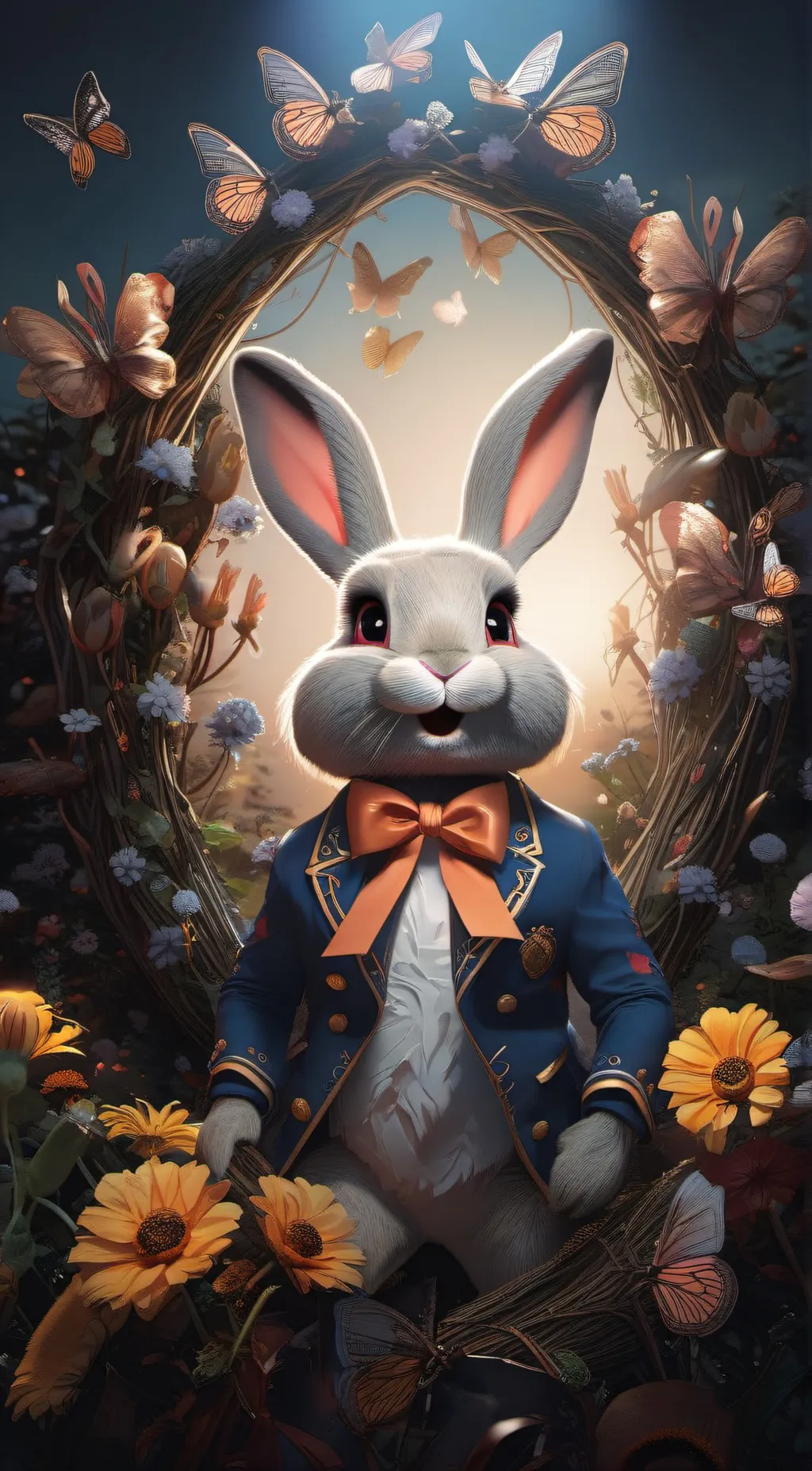 ai character: Bonnie the bunny background