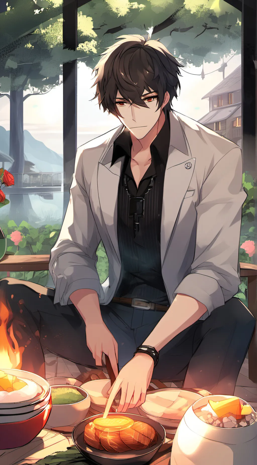 ai character: Blake background