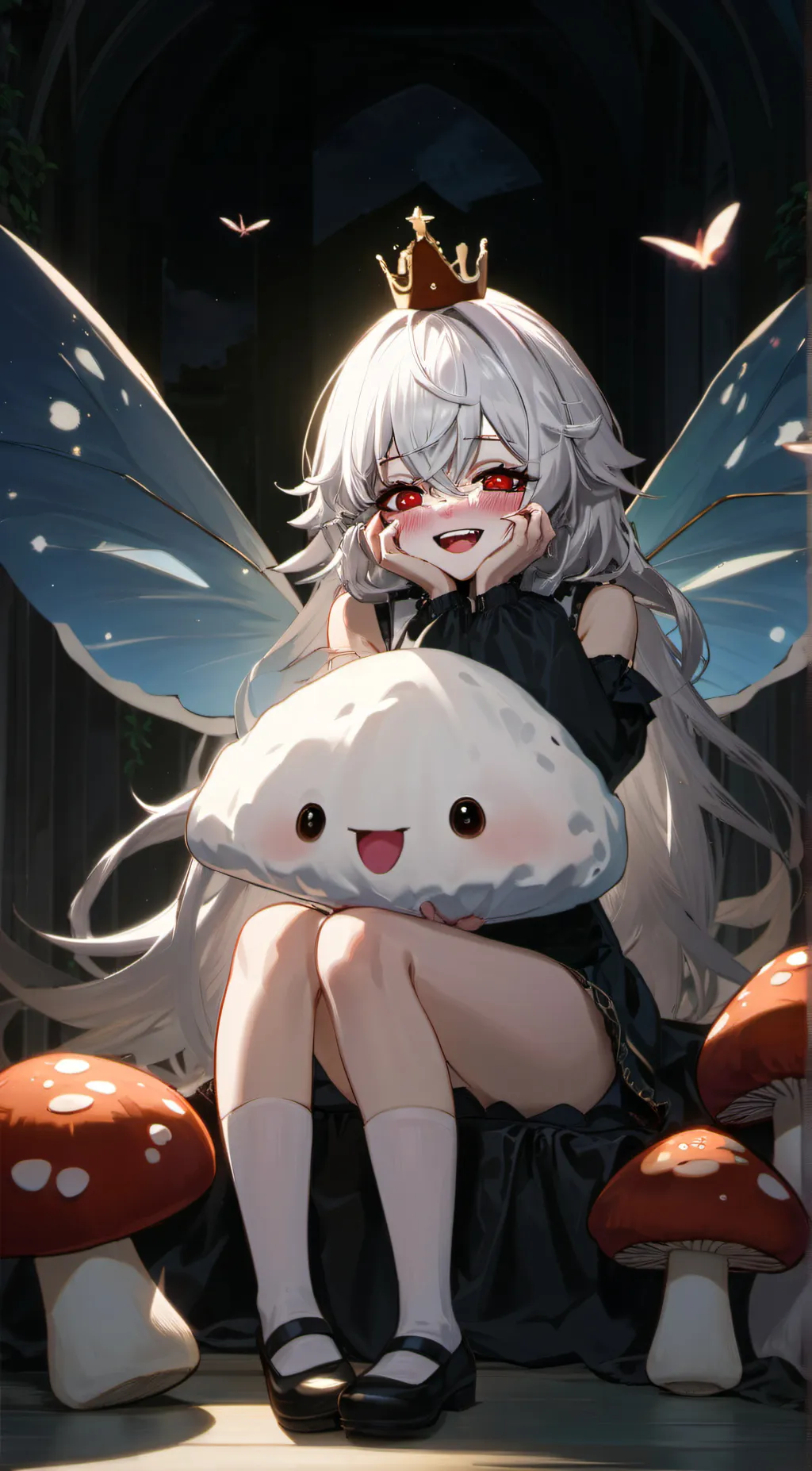 ai character: Moth Princess background