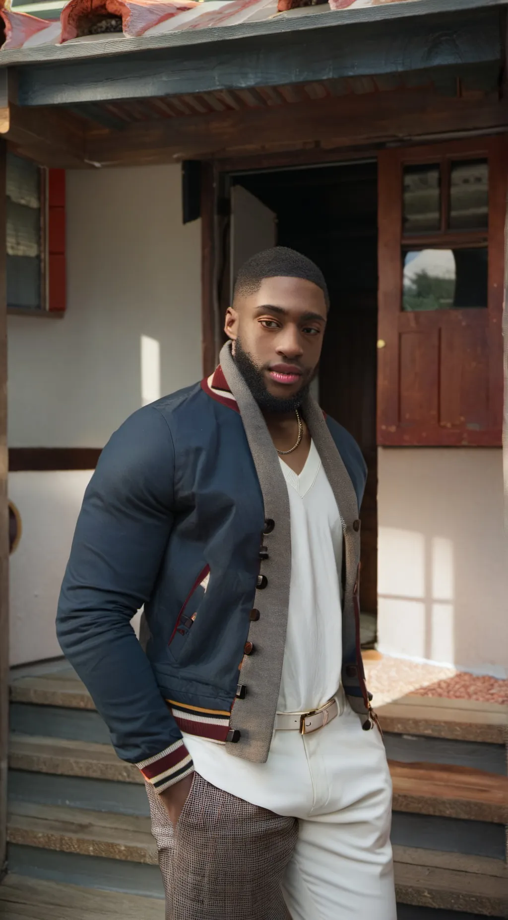 ai character: Blake  background