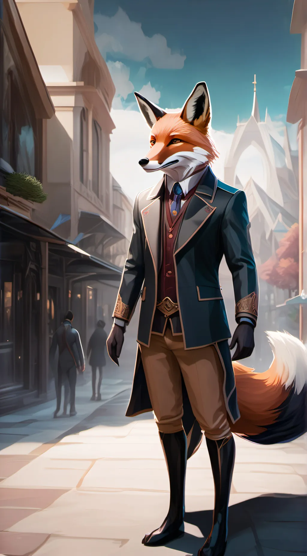 ai character: Austin background